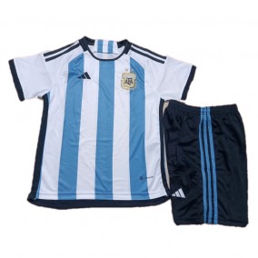 Argentina 2023/2024 Hjemmebanetrøje Børn Kortærmet